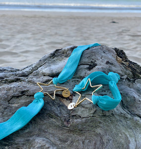 Star Choker & Bracelet Set - Teal